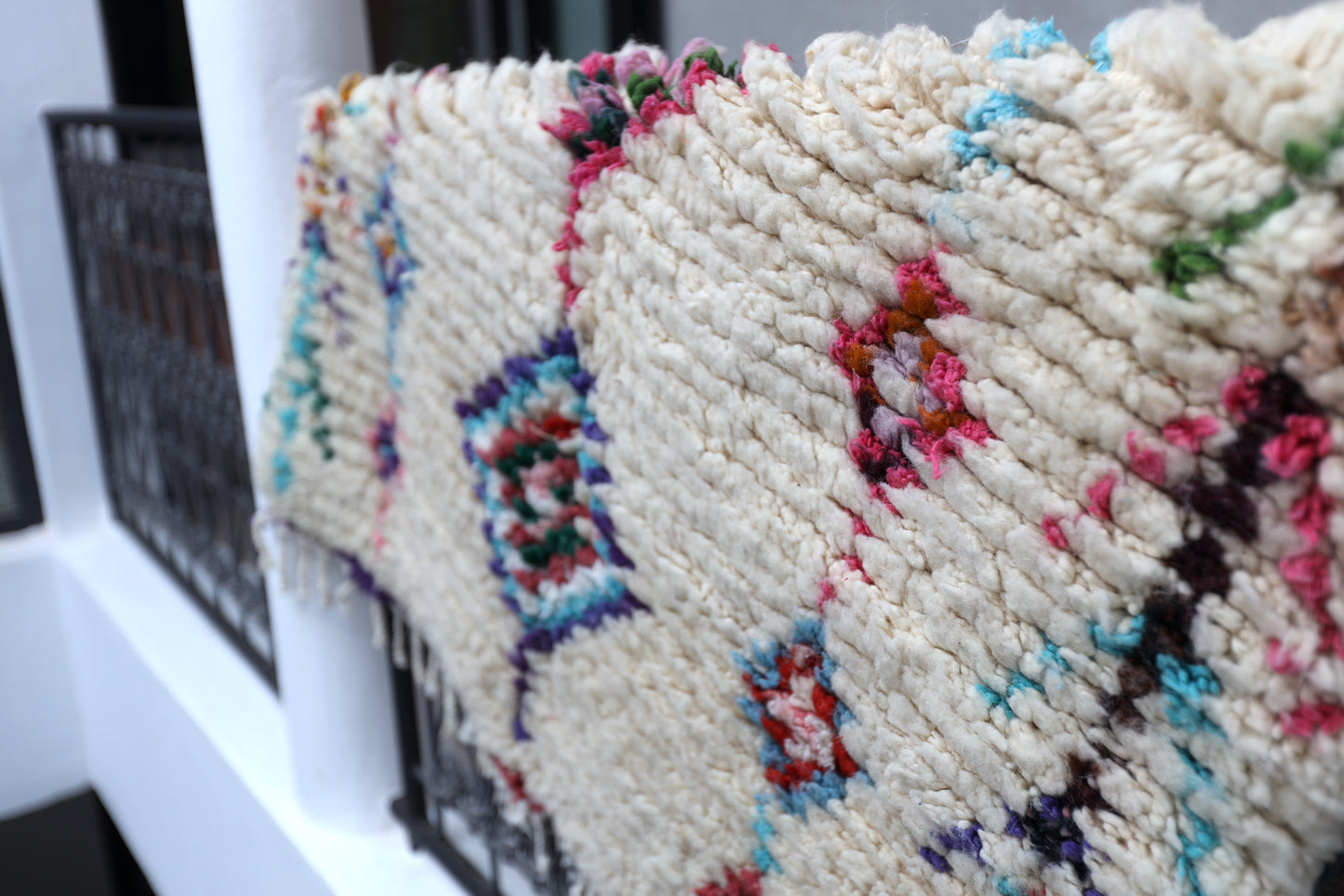 Tapis Laine berbère Azilal - coloré #1