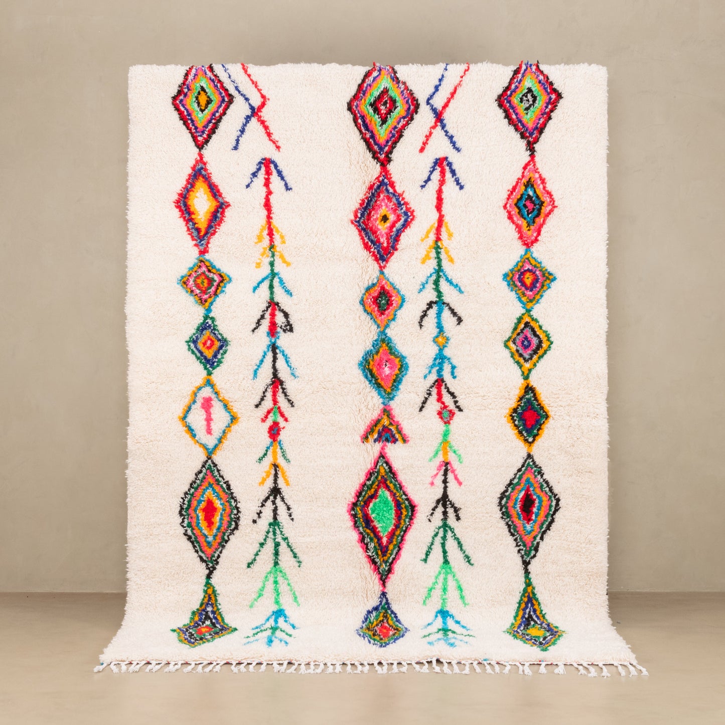 Tapis Laine berbère Azilal - coloré #17