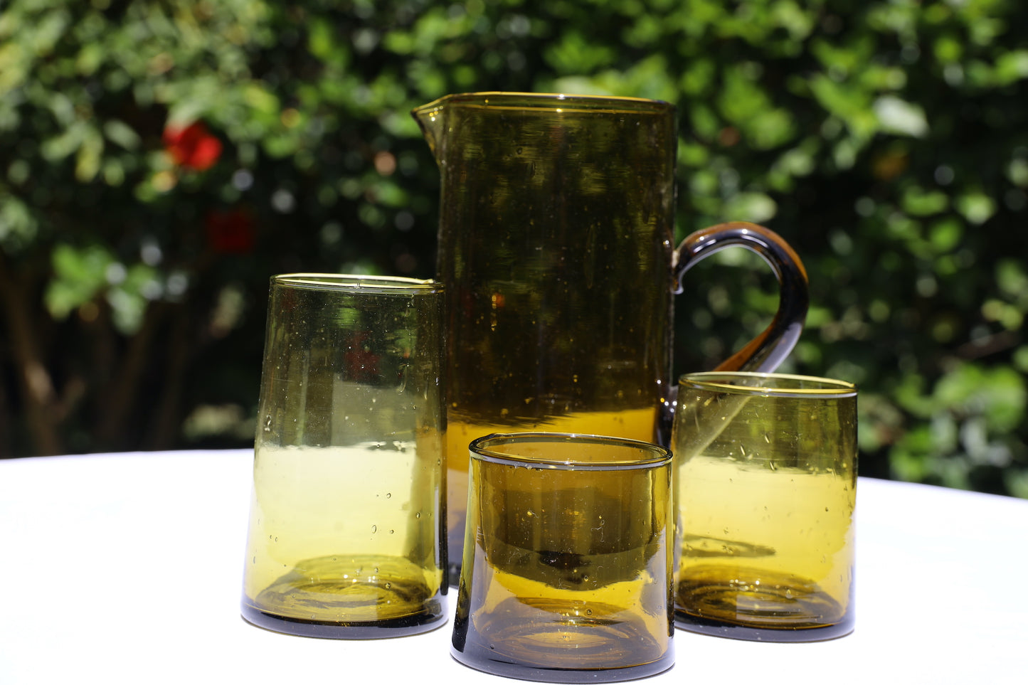 Lot de 6 verres à eau Beldi Ambré - Monsieur