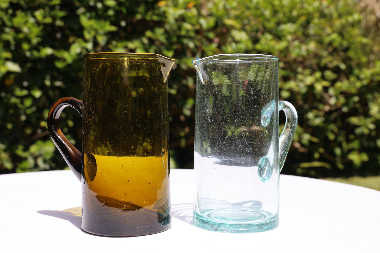 Pichet/carafe Beldi avec anse Ambré - Monsieur