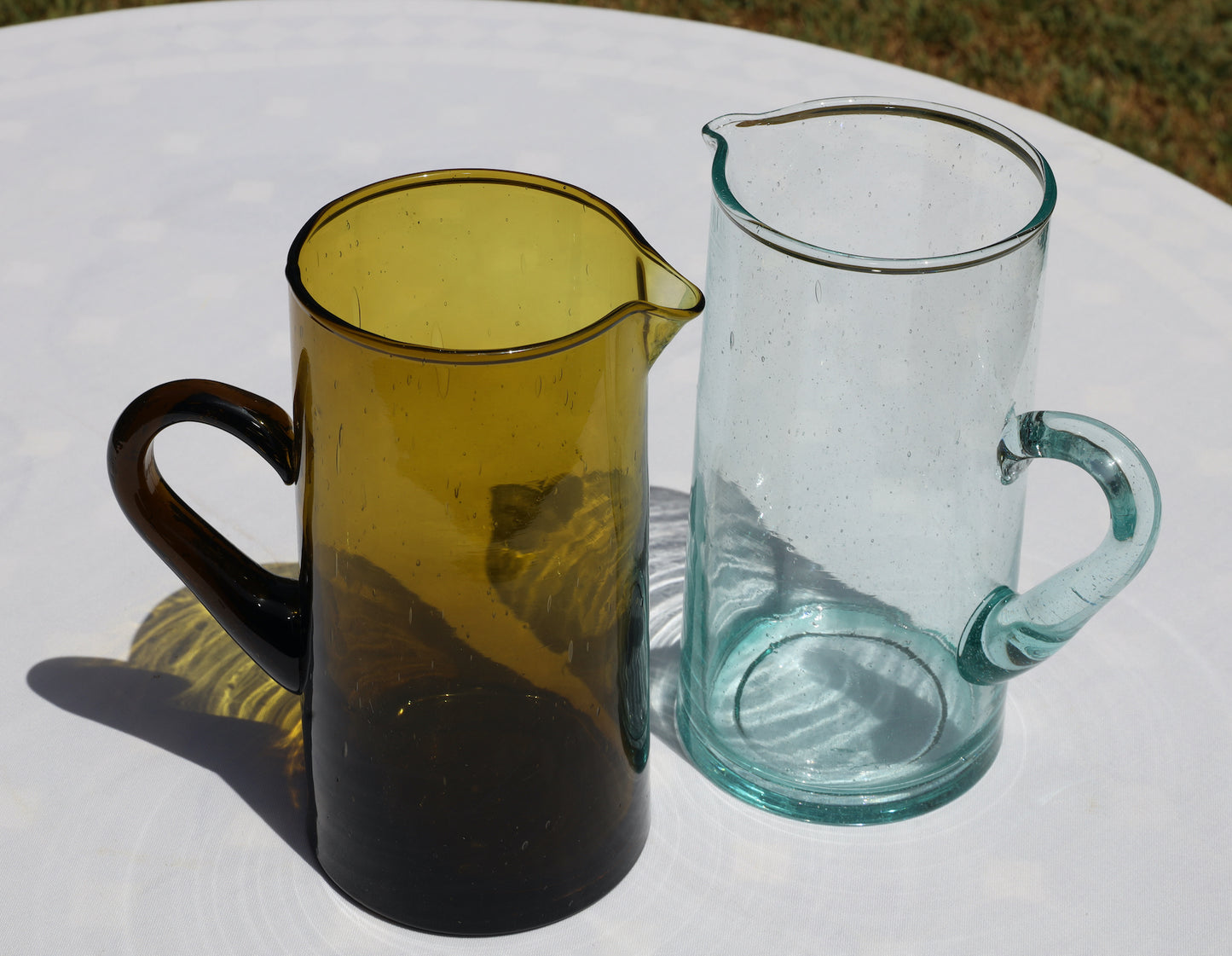 Pichet/carafe Beldi avec anse Ambré - Monsieur