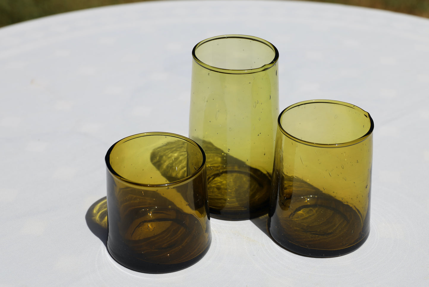 Lot de 6 verres à eau Beldi Ambré - Monsieur