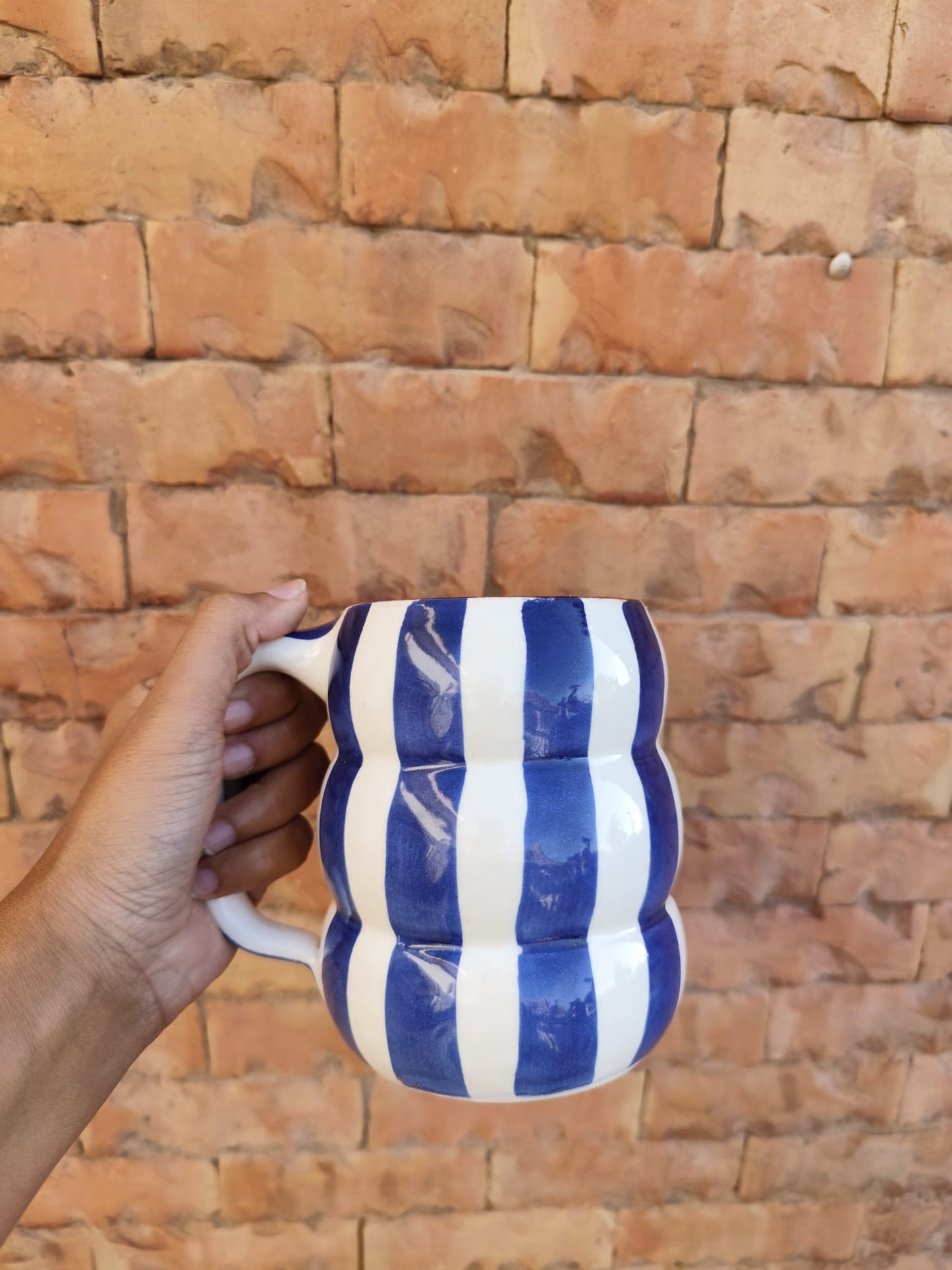 Mug XL Oudayas à rayures