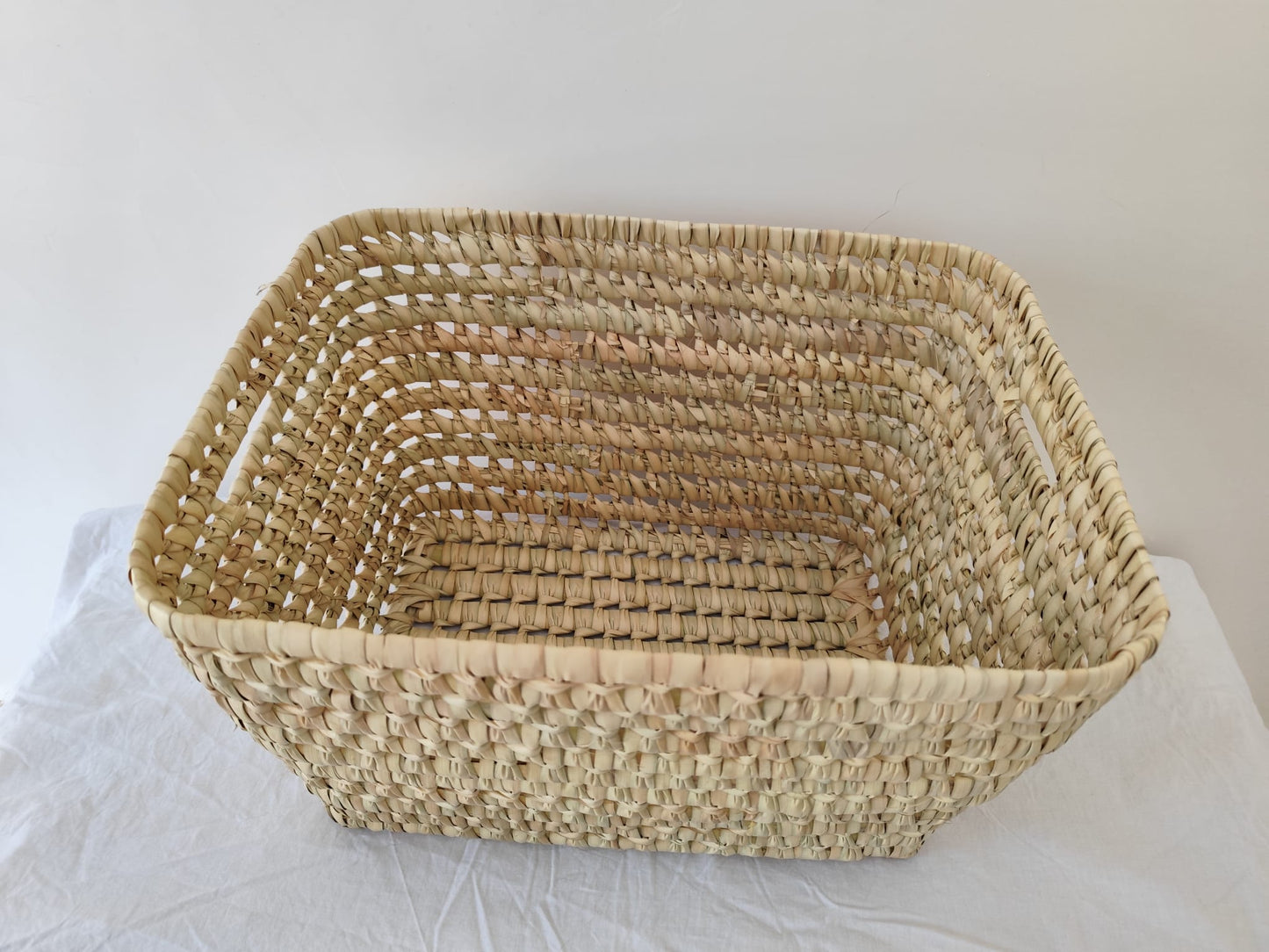 Caisse de rangement en feuille de palmier - 3 tailles