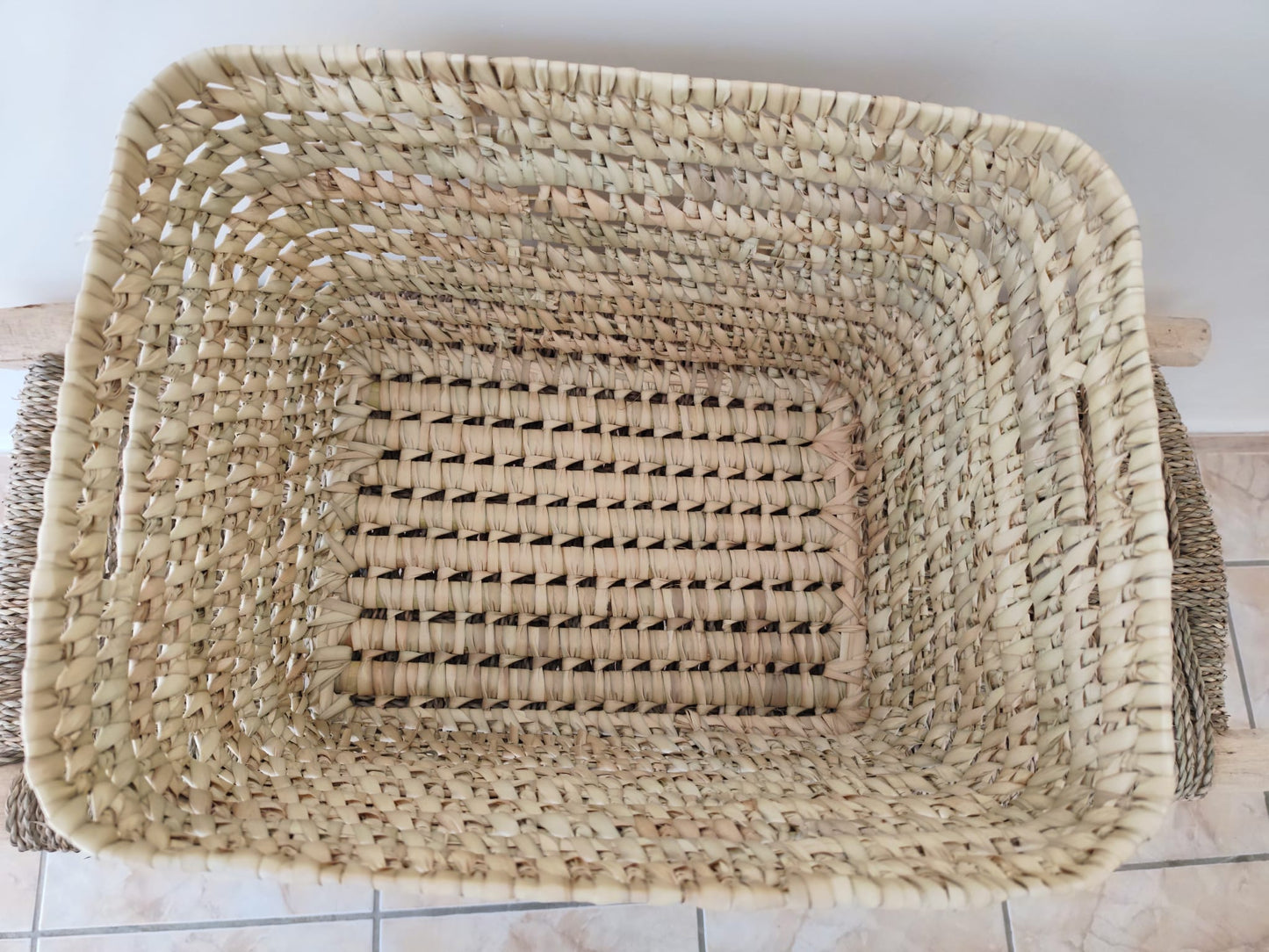 Caisse de rangement en feuille de palmier - 3 tailles