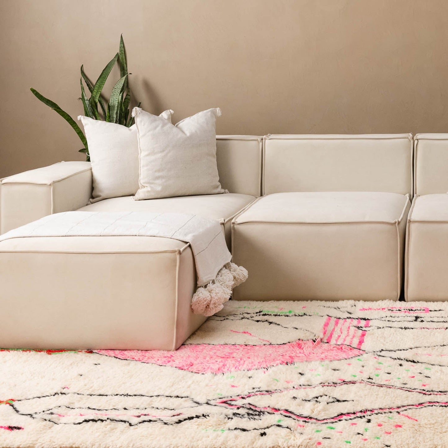 Tapis Laine berbère Azilal - coloré #3