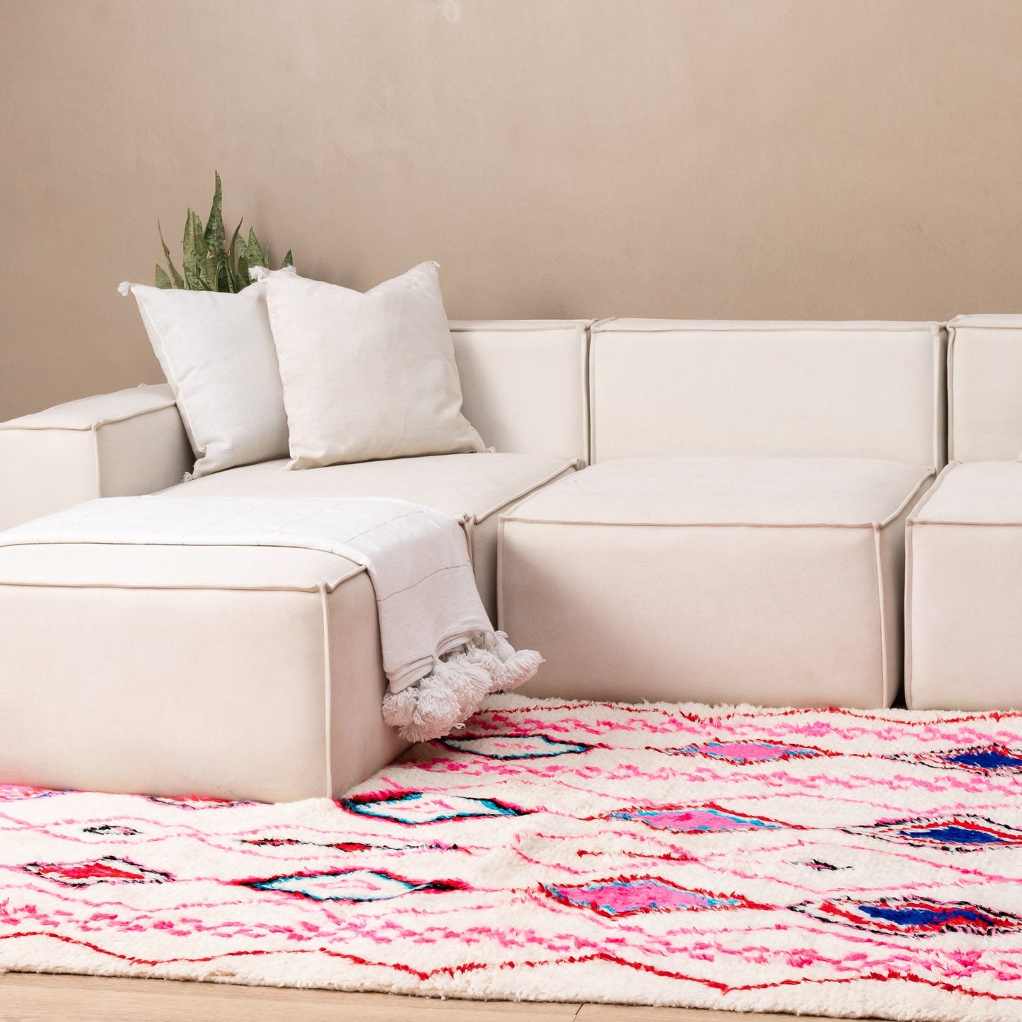 Tapis Laine berbère Azilal - coloré #14