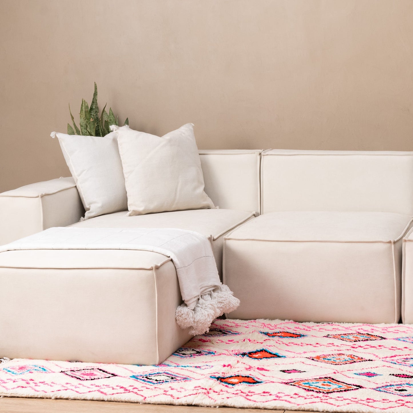 Tapis Laine berbère Azilal - coloré #12