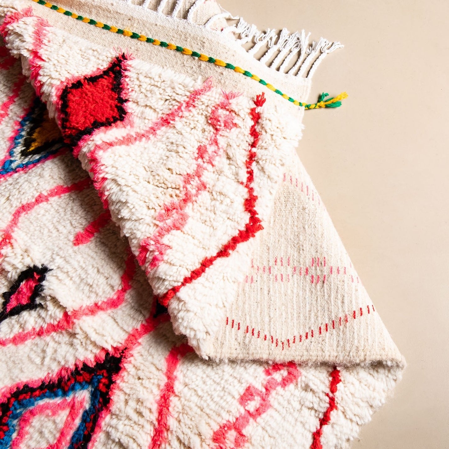 Tapis Laine berbère Azilal - coloré #24